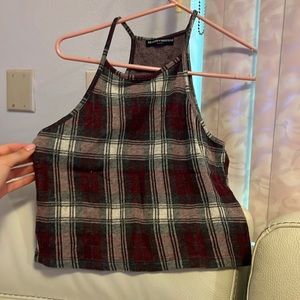 Brandy high neck crop top